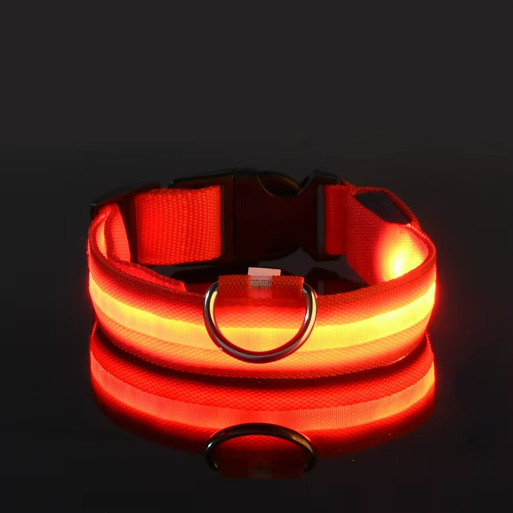 SafeGlow™ LED-Halsband – Laat je hond schitteren, dag & nacht