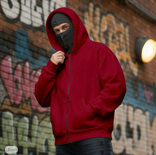 Ninja Hoodie™ – Ultieme Warmte en Volledige Bedekking in Eén Beweging