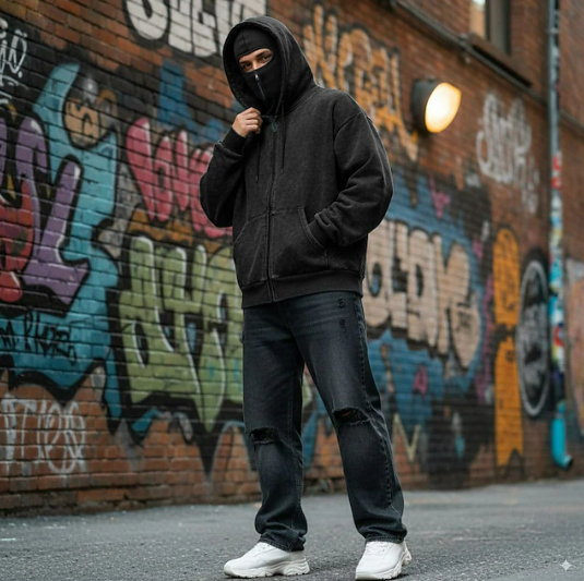 Ninja Hoodie™ – Ultieme Warmte en Volledige Bedekking in Eén Beweging