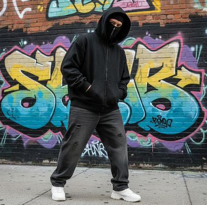 Ninja Hoodie™ – Ultieme Warmte en Volledige Bedekking in Eén Beweging