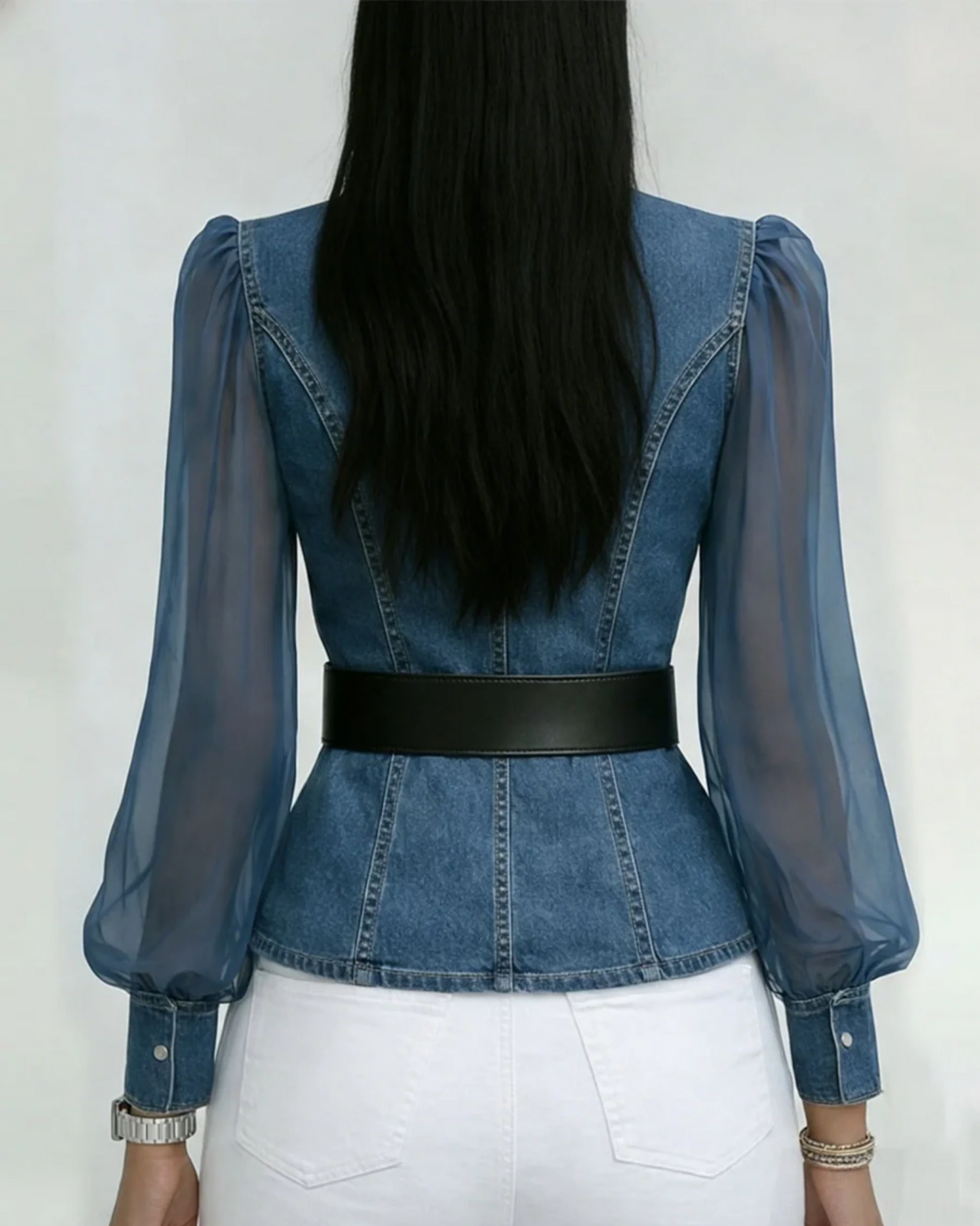Eleganza Denim™ Blouse