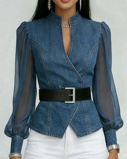 Eleganza Denim™ Blouse