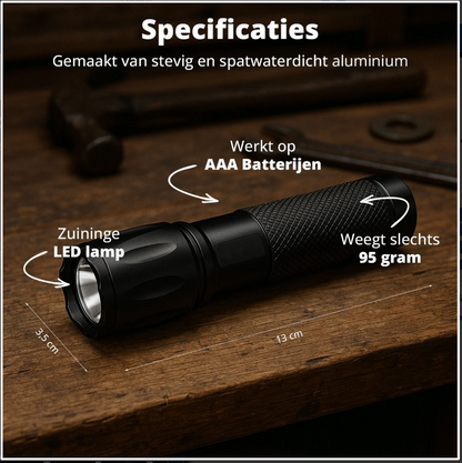 FlashUltra T6™ ZoomLight – Extreme Lichtsterkte voor Elke Situatie