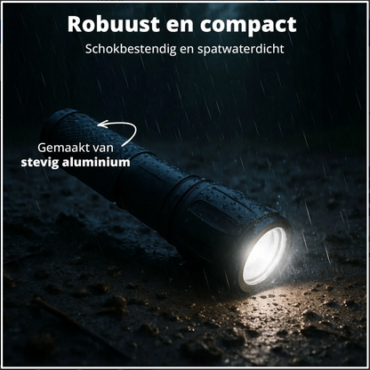 FlashUltra T6™ ZoomLight – Extreme Lichtsterkte voor Elke Situatie
